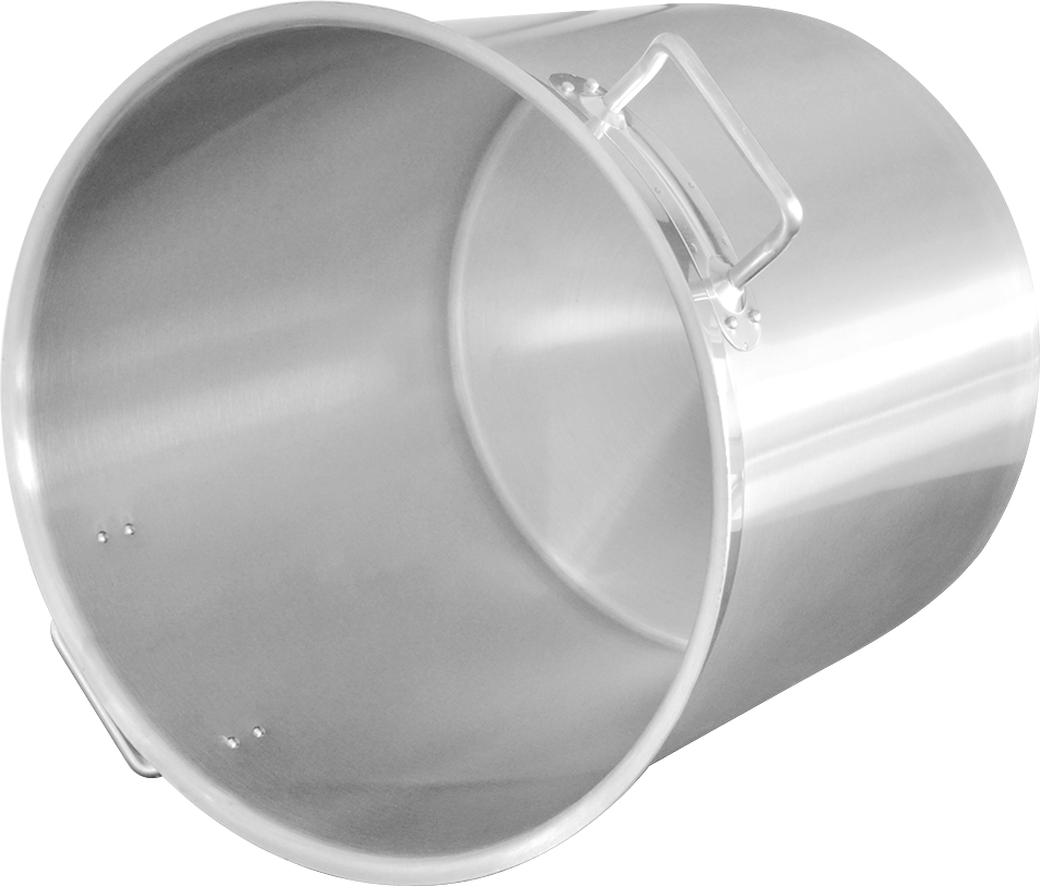 Oala profesionala din inox, cu manere nituite, capac din inox, compatibila cu plita cu inductie, 33 l, Grunberg GR2733 Cod produs: GR2733 thumbnail 3