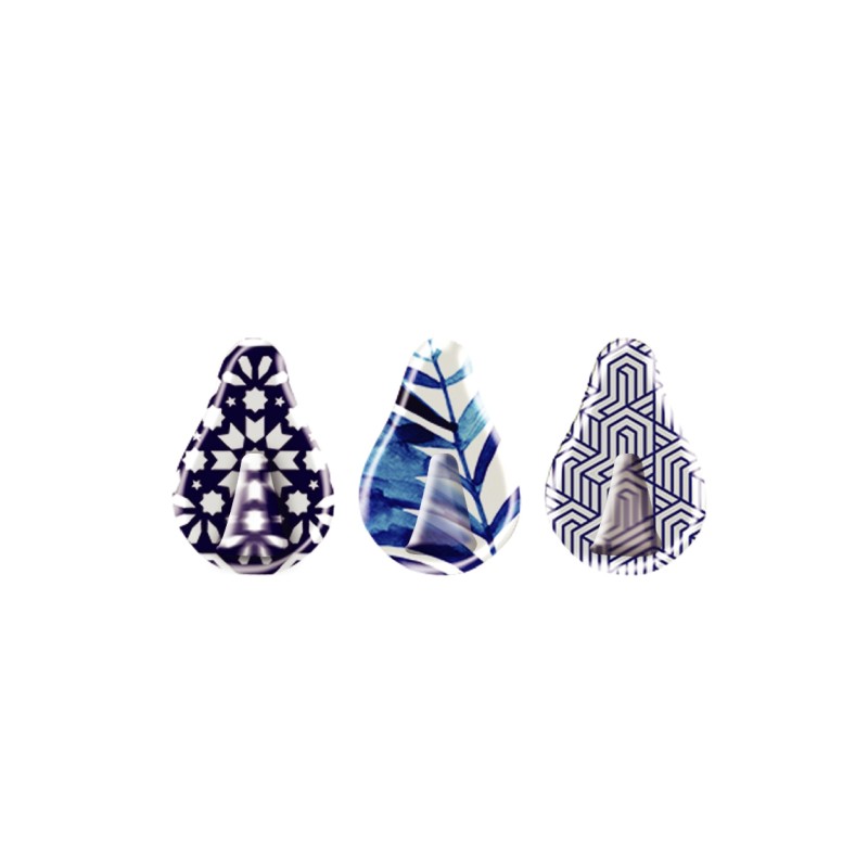 Hook self-adhesive, Plastic, 3buc/set, Qlux L00292 (various shapes and culori) - Victronic thumbnail 2