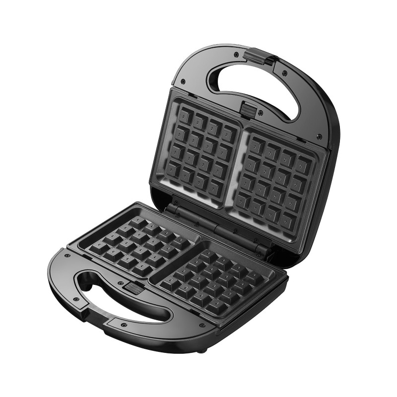 Aparat multifunctional 3 in1, for preparat vafe/gofre or sandwich, 750 W, Victronic VC592 thumbnail 3