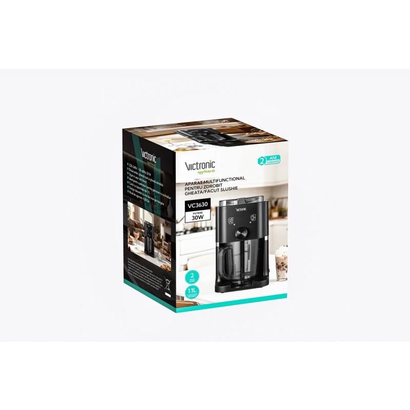 Aparat multifunctional for zdrobit gheata and preparare smoothie, 30W, 1.10 litri, Victronic  VC3630 thumbnail 2