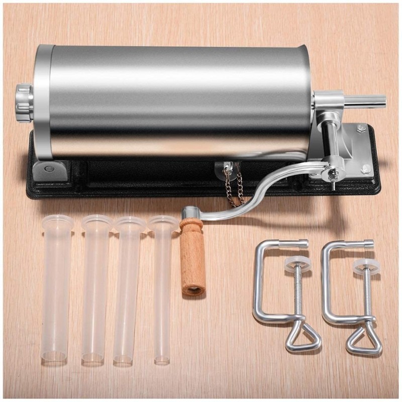 Aparat for umplut carnati, Stainless Steel, orizontal, 3 kg, Grunberg GR3182 thumbnail 2