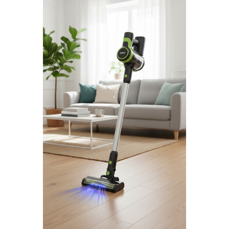 Vacuum Cleaner vertical, fara cablu, with acumulator, 150 W, autonomie max 40 min, container 0,50 l, 2 trepte of putere, filtru HEPA, Victronic VC207