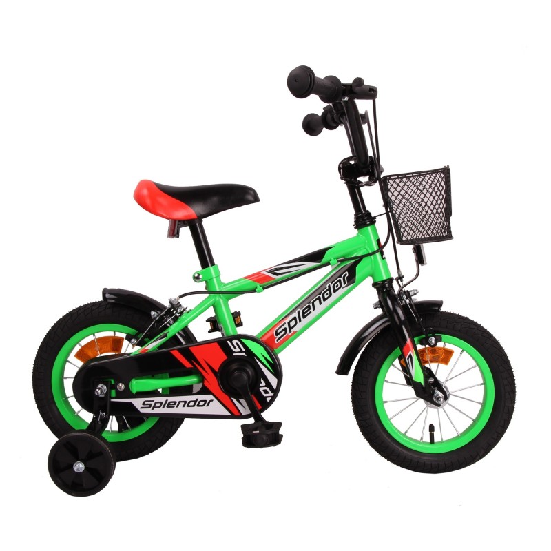 Bicicleta pentru copii, 12“, Splendor BIC12V (verde) thumbnail 13