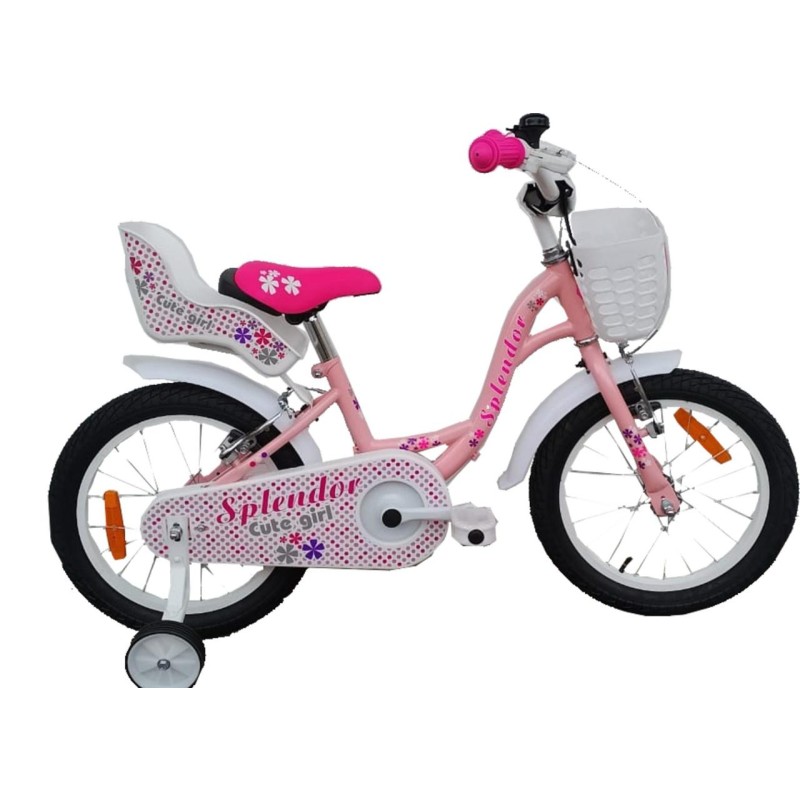 Bicycle for children, 16“, Splendor BIC16ROZ (pink) - Victronic thumbnail 2