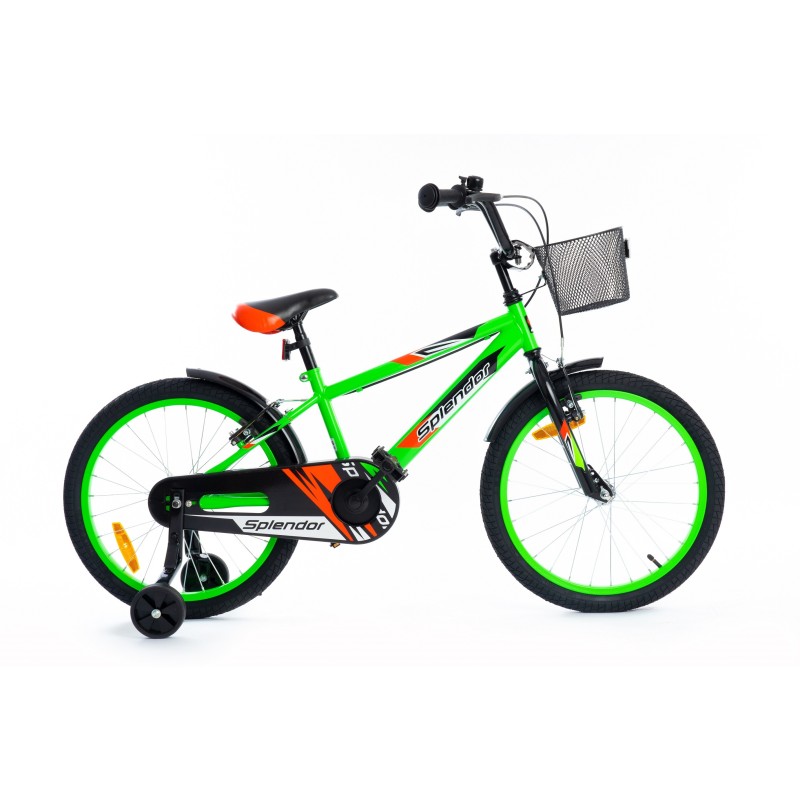 Bicicleta pentru copii, 18“, Splendor BIC18V (verde+negru) thumbnail 13