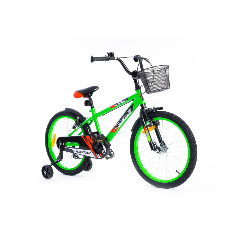 Bicicleta pentru copii, 18“, Splendor BIC18V (verde+negru) thumbnail 2