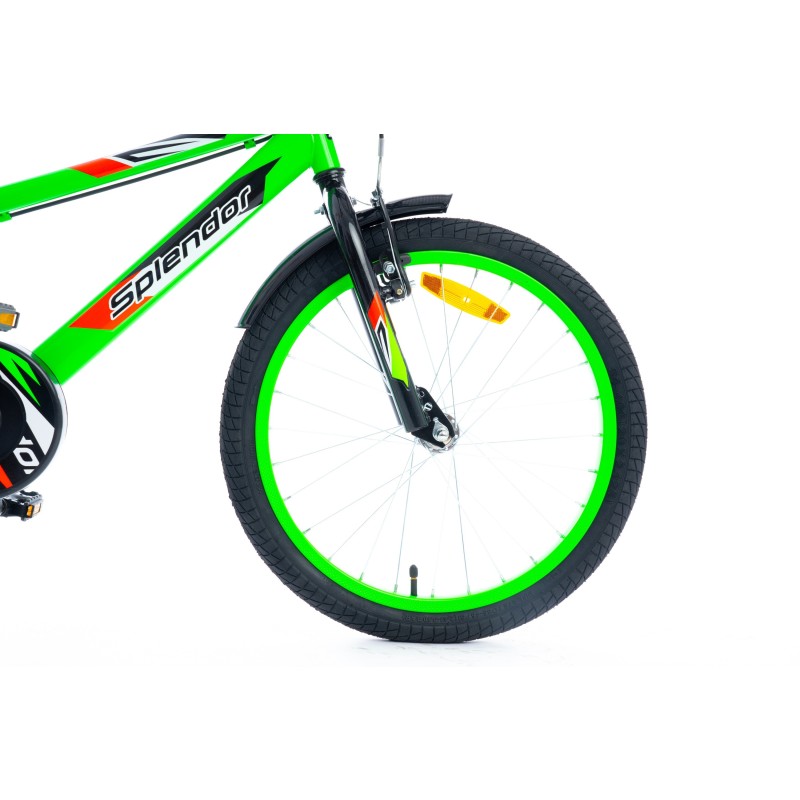 Bicicleta pentru copii, 18“, Splendor BIC18V (verde+negru) thumbnail 8