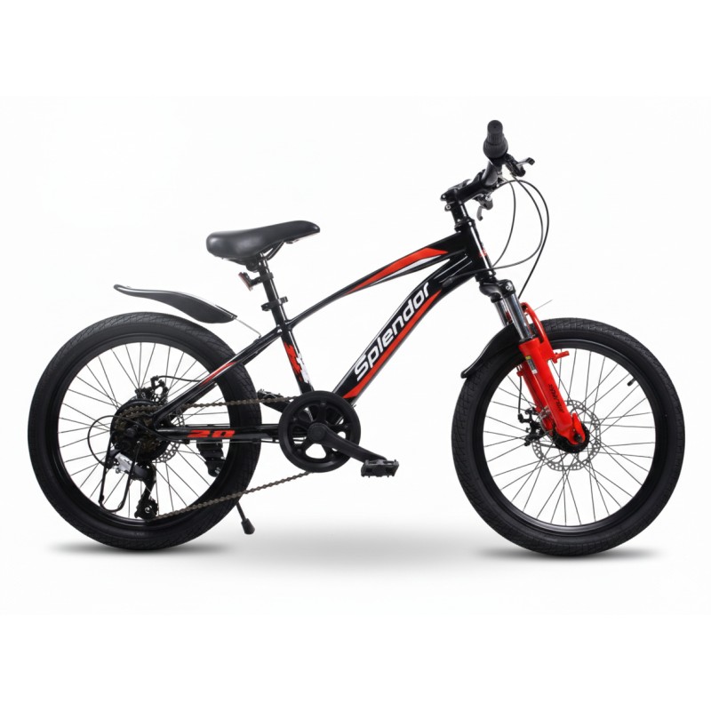 Bicycle for children, 20“, Splendor BAF20N (black+red)