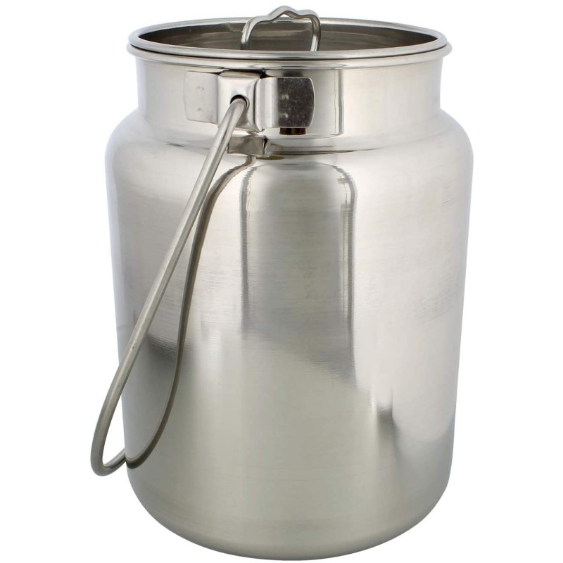 Bidon Stainless Steel, with lid and maner, for storage lapte, miere or ulei, 5.50 l, Grunberg IRL60 thumbnail 6