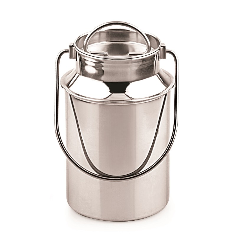 Bidon Stainless Steel, with lid and maner, for storage lapte, miere or ulei, 9.50 l, Grunberg IRL100 thumbnail 7
