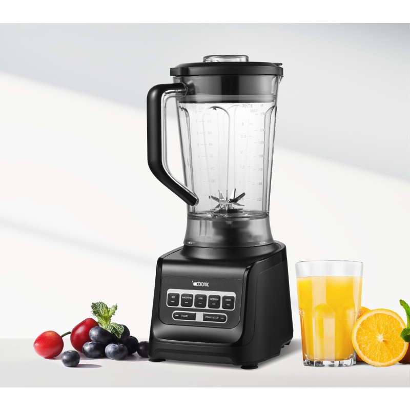 Blender electric, with mug Plastic, 2000 W, 1.85 l , 3 viteze and functia turbo,  Victronic VC3629 thumbnail 2