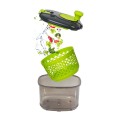 Bowl with strainer spinner for drying salad and greens, 4.20 l, Herevin HR161056 thumbnail 3