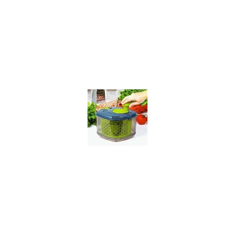 Bowl with strainer spinner for drying salad and greens, 4.20 l, Herevin HR161056 thumbnail 5