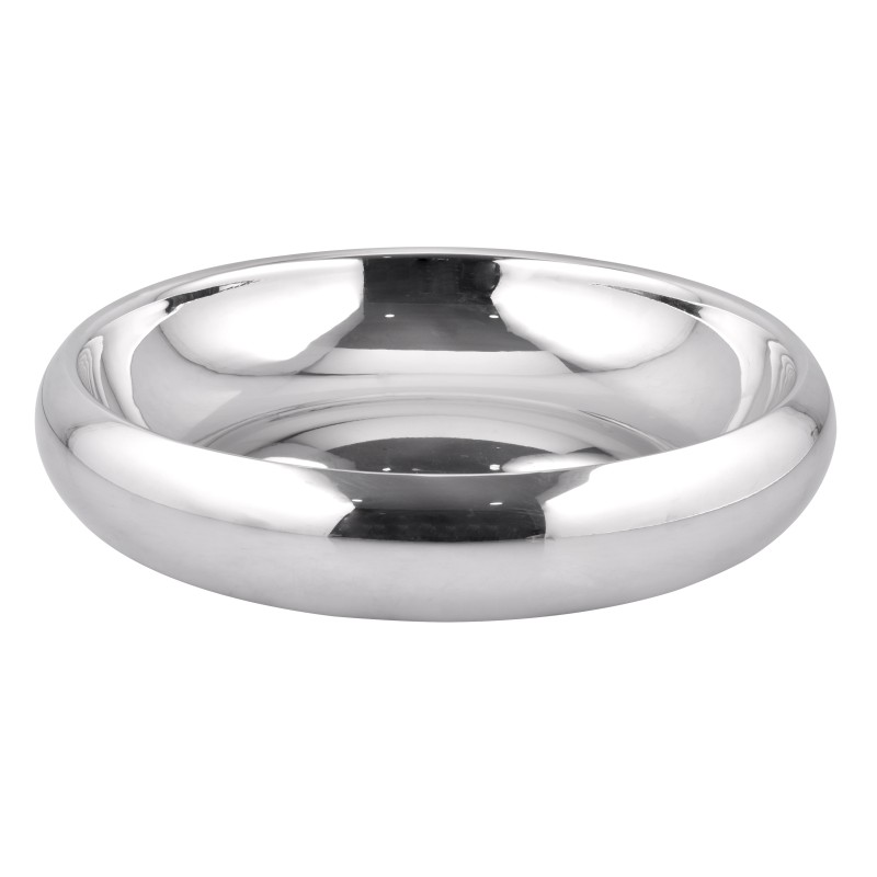 Bowl Stainless Steel, with double wall, for salad, Ø 26 x 5.50 cm, Grunberg IGR7066