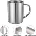 Pack promo: 2 pcs x Mug Stainless Steel, with double wall, 150 ml, Grunberg ICI150 thumbnail 2