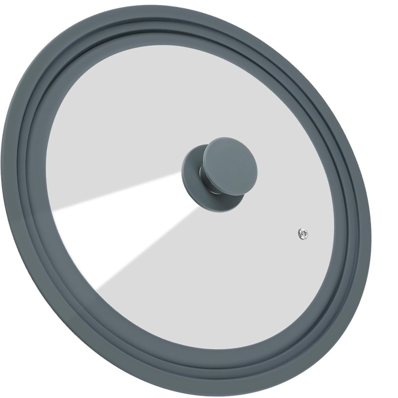 Lid Glass heat-resistant and silicon, multifunctional, 24, 26 sa 28 cm, Grunberg CS2428