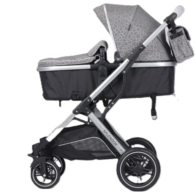 Carucior multifunctional 2 in 1, suspensii, roti EVA, maner reversibil, parasola... thumbnail 2
