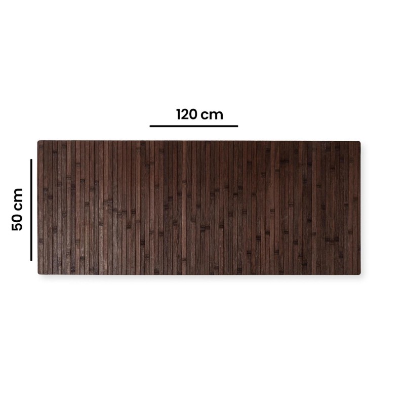 Carpet rectangular, Bamboo and cauciuc, 50 x 120 cm, Grunberg BM027/MARO (brown) thumbnail 2