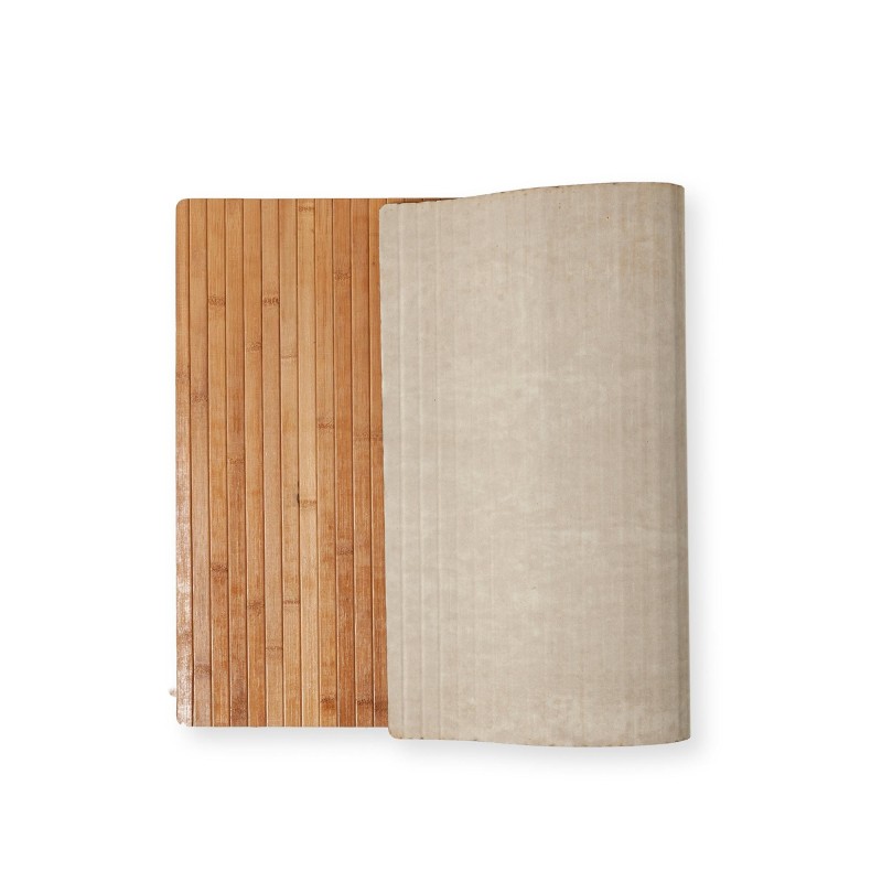 Carpet rectangular, Bamboo and cauciuc, 50 x 80 cm, Grunberg BM026/GRI (grey)