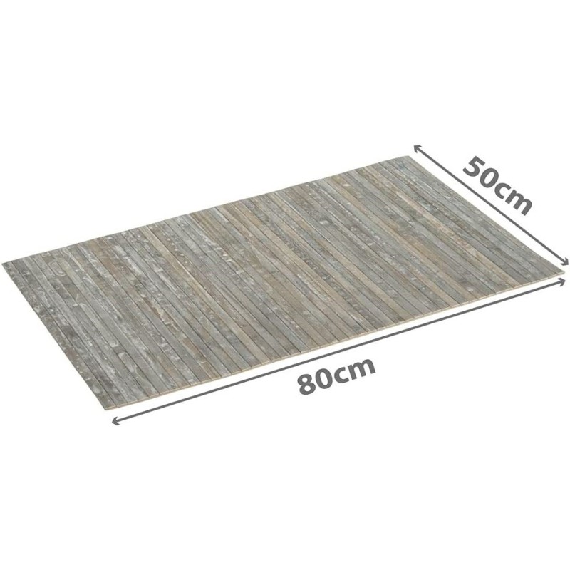 Carpet rectangular, Bamboo and cauciuc, 50 x 80 cm, Grunberg BM026/GRI (grey) thumbnail 11