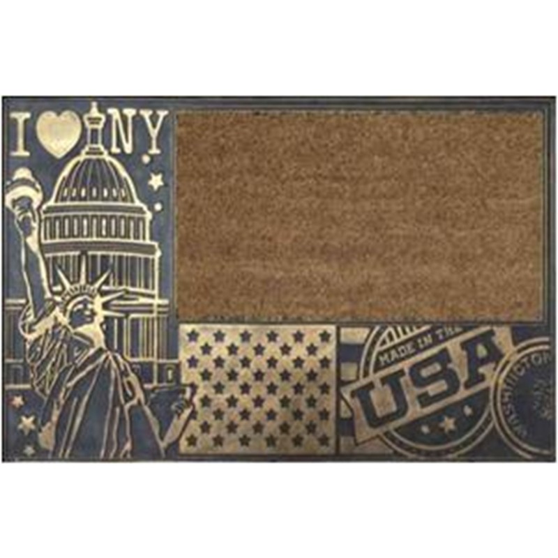 Covoras intrare, din cauciuc and polipropilena, rectangular, 40 x 60 cm, Grunberg IDM40612 (various modele)