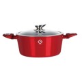 Pot Aluminum, ceramica marmorata, with lid, compatibila with stove induction, 24x12cm, 4.30l, Grunberg GR8824 thumbnail 3