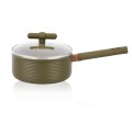 Pot Aluminum, with lid, interior mat.non-stick, compatibila with stove induction, 16x7.50 cm, 1.30 l, Grunberg  GR5722 thumbnail 3
