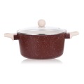Pot Aluminum, with lid, interior mat.non-stick, compatibila with stove induction, 20x10.50 cm, 2.60 l, Grunberg  GR5717 thumbnail 3