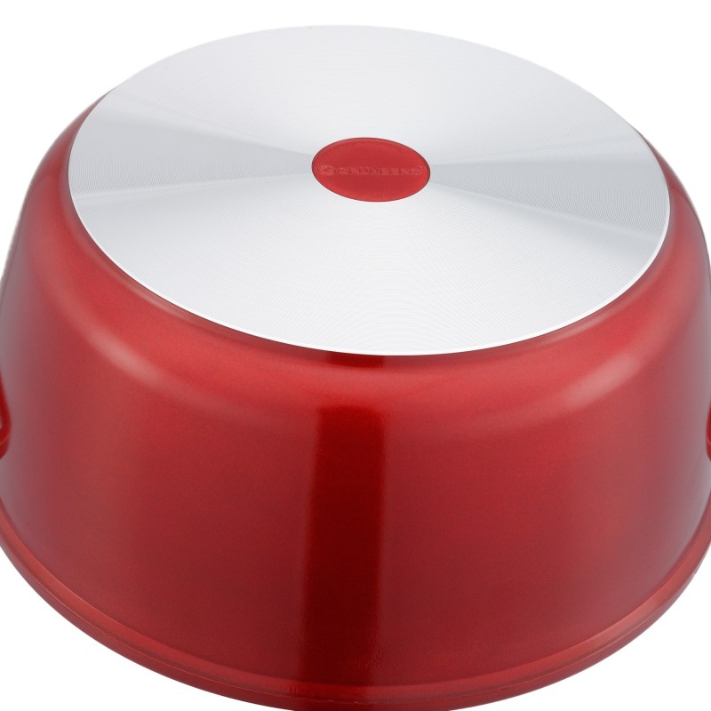 Pot Aluminum, with ceramica, with glass lid, for prepararea gemului, sosului din tomate, 32cm, Grunberg GR9032 thumbnail 4
