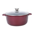 Pot Aluminum, with ceramica, with lid, for prepararea gemului, sosului din tomate,7.50 l, 30 cm, Grunberg GR9030 thumbnail 2