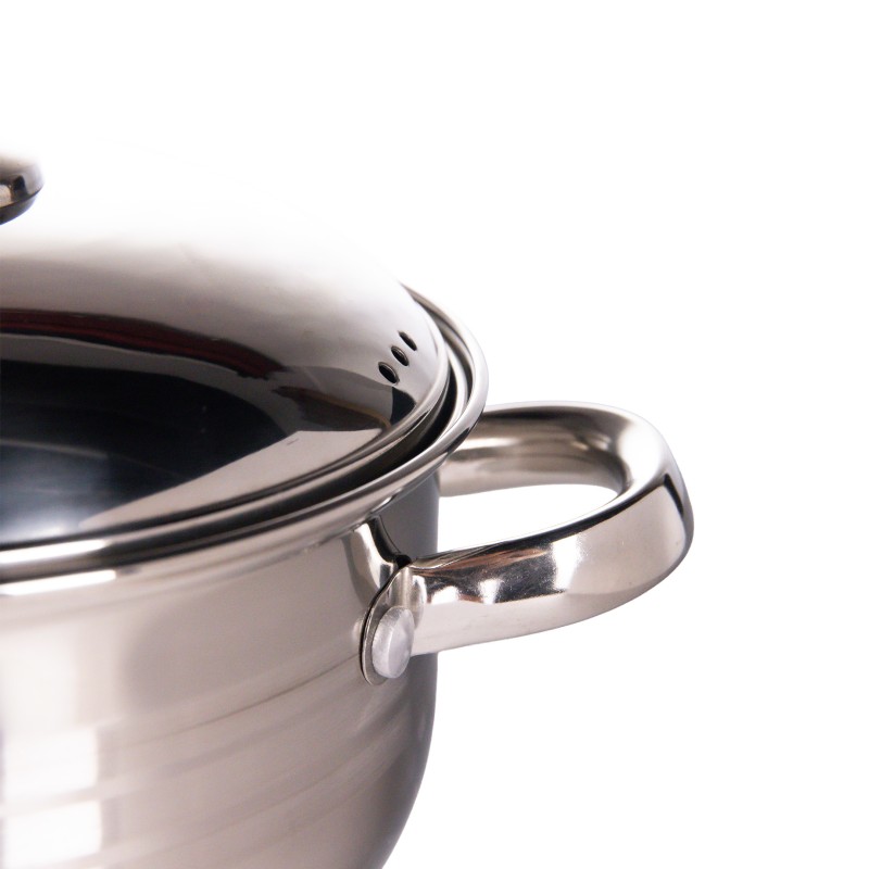 Pot Stainless Steel with lid Stainless Steel , 32 cm , 12.50 l , Grunberg GR1932 thumbnail 3