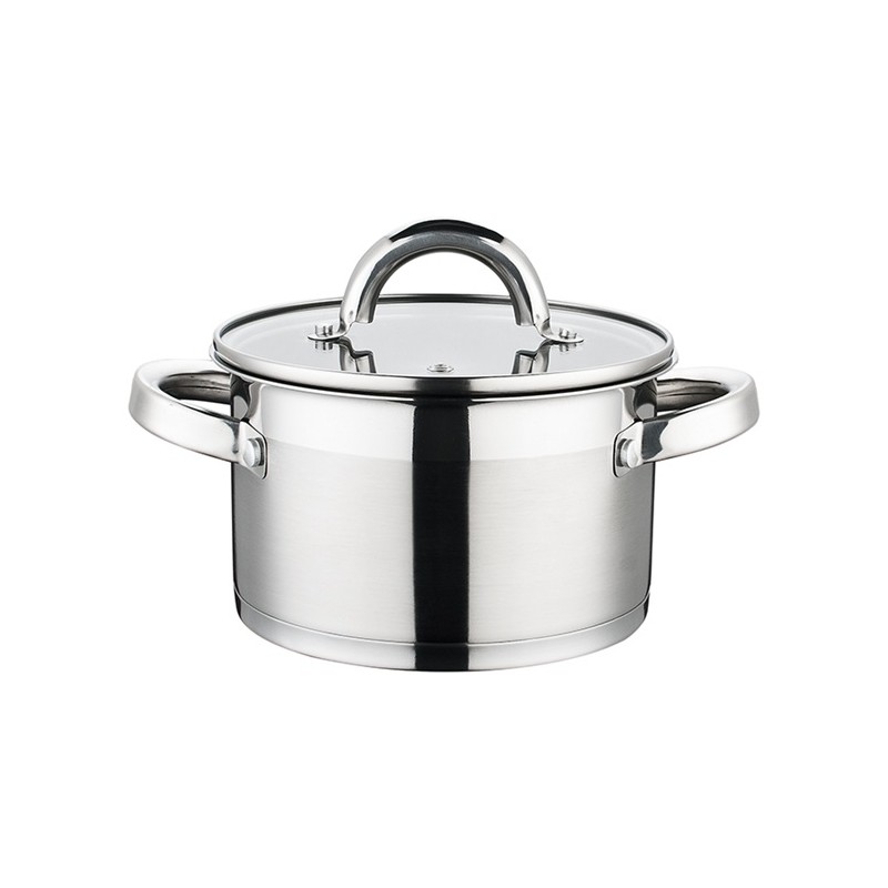 Pot Stainless Steel, with glass lid, 16 cm, 1.90 l, Grunberg GR7016 thumbnail 3