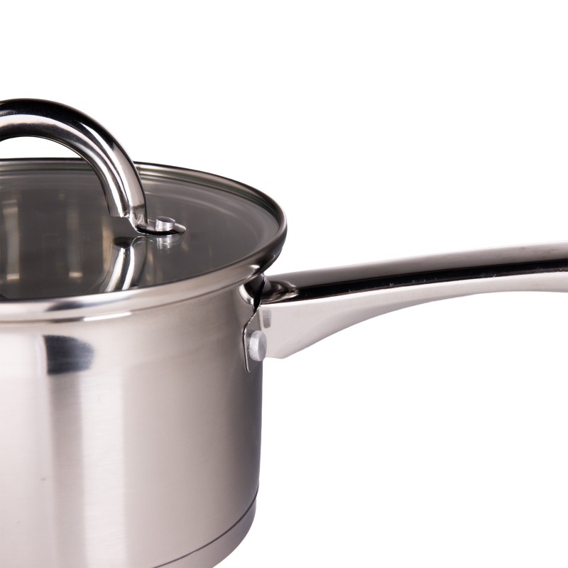 Pot Stainless Steel, with glass lid, 16 cm, 1.90 l, Grunberg GR7017 thumbnail 2