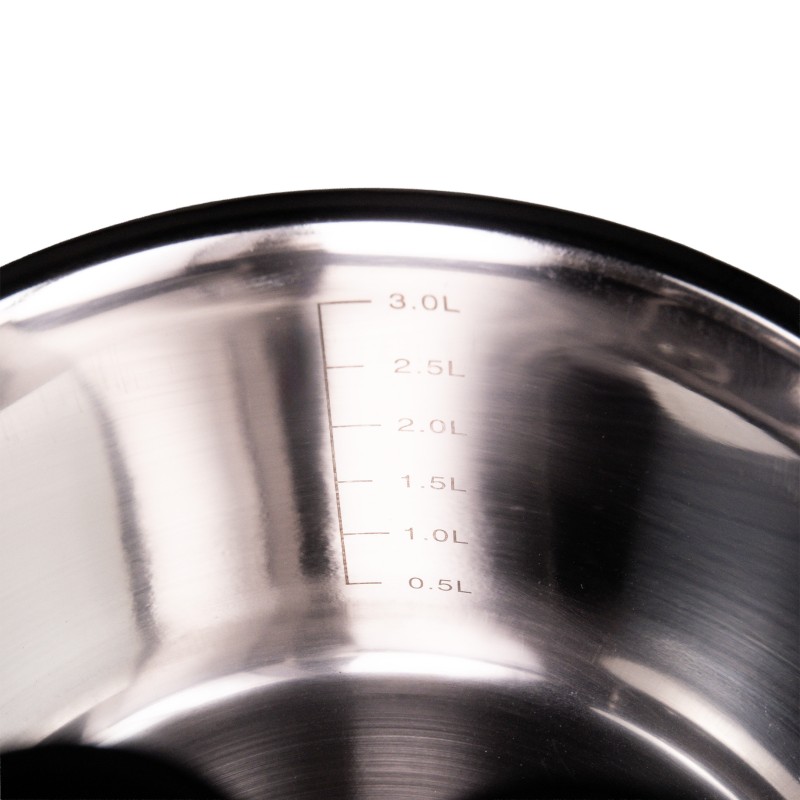 Pot Stainless Steel, with glass lid, 20 cm, 3.20 l, Grunberg GR6220 thumbnail 2
