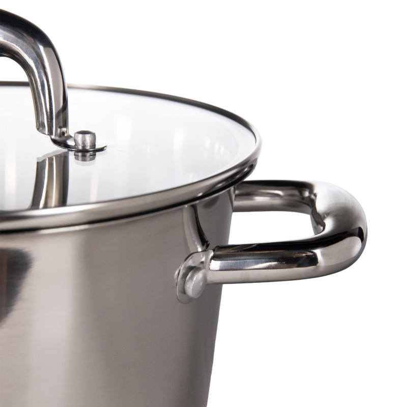 Pot Stainless Steel, with glass lid, 20 cm, 3.20 l, Grunberg GR6220 thumbnail 3