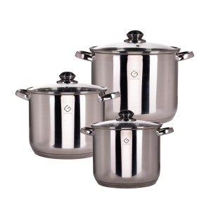 Pot Stainless Steel, with glass lid, 24 cm, 5.70 l, Grunberg GR7024 thumbnail 3