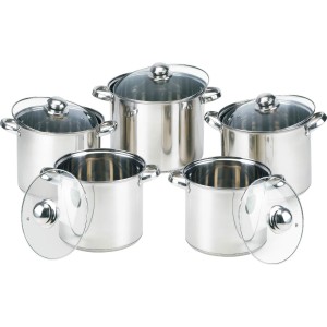 Pot Stainless Steel, with glass lid, 24 cm, 5.70 l, Grunberg GR7024 thumbnail 4
