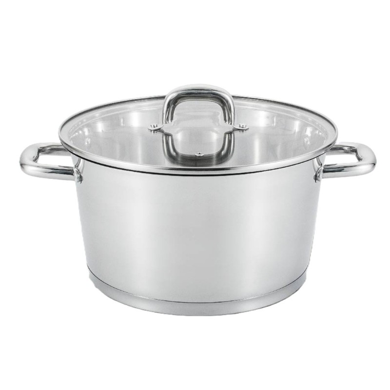 Pot Stainless Steel, with glass lid, 28 cm, 8.20 l, Grunberg GR6228 thumbnail 2
