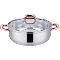 Pot Stainless Steel, with glass lid, 30 cm, 6.60 l, Grunberg GR6130 thumbnail 3