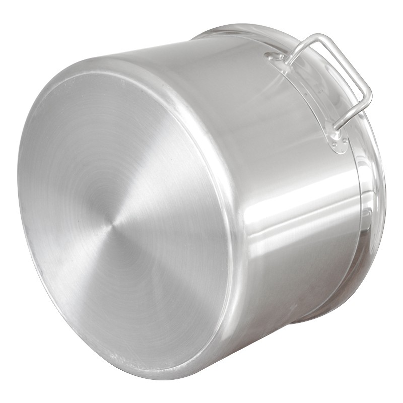 Pot profesionala Stainless Steel, with manere nituite, lid Stainless Steel, compatibila with stove with induction, 14 l, Grunberg GR4714 thumbnail 2