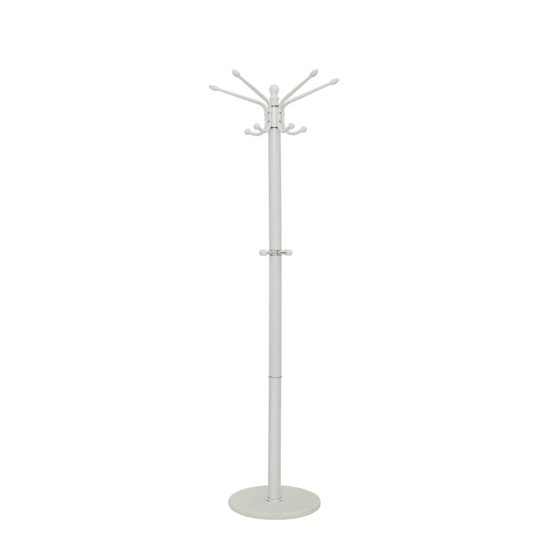 Cuier metalic pedestal, with baza din marmura , Grunberg CH51 (white)