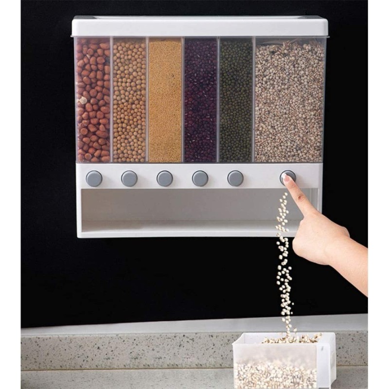 Box for food, Plastic, with lid, 6 compartimente, 10 l, 37.50 x 32.40 x 14.40 cm, OB001 thumbnail 15