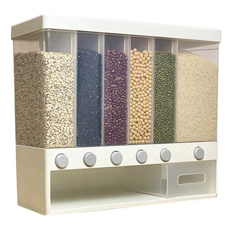 Box for food, Plastic, with lid, 6 compartimente, 10 l, 37.50 x 32.40 x 14.40 cm, OB001 thumbnail 2
