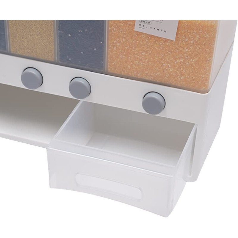 Box for food, Plastic, with lid, 6 compartimente, 10 l, 37.50 x 32.40 x 14.40 cm, OB001 thumbnail 5
