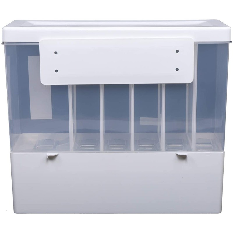 Box for food, Plastic, with lid, 6 compartimente, 10 l, 37.50 x 32.40 x 14.40 cm, OB001 thumbnail 6