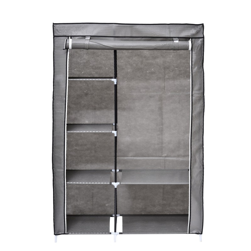 Dulap din material textil, cu structura metalica, 105 x 45 x 160 cm, Blueberg WD... thumbnail 2
