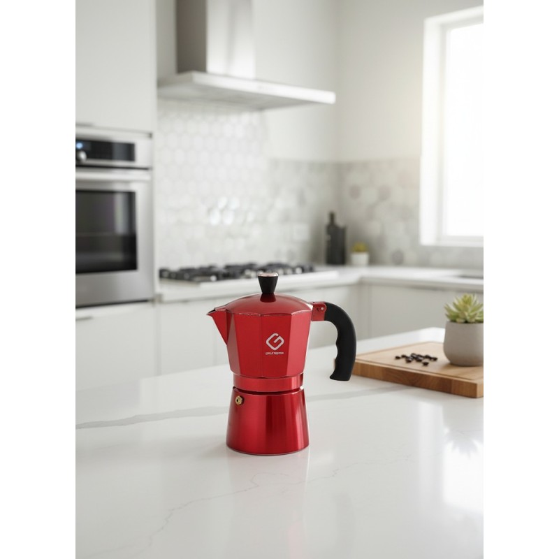 Espresso Maker for stove, Aluminum , capacitate 6 cesti , Grunberg GR5184 thumbnail 2