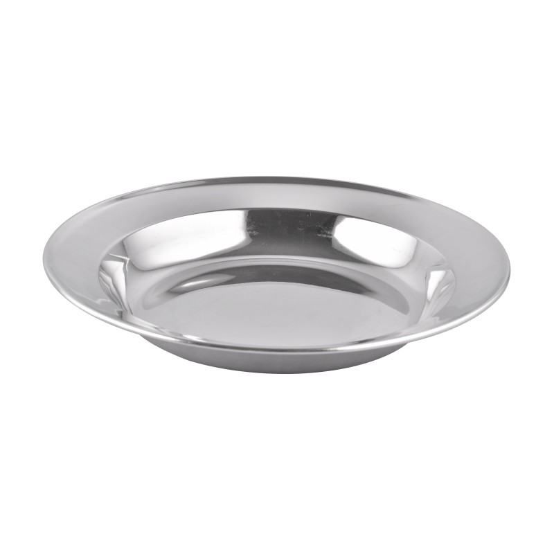 Plate Stainless Steel, adanca, 18 cm, Grunberg IFG18