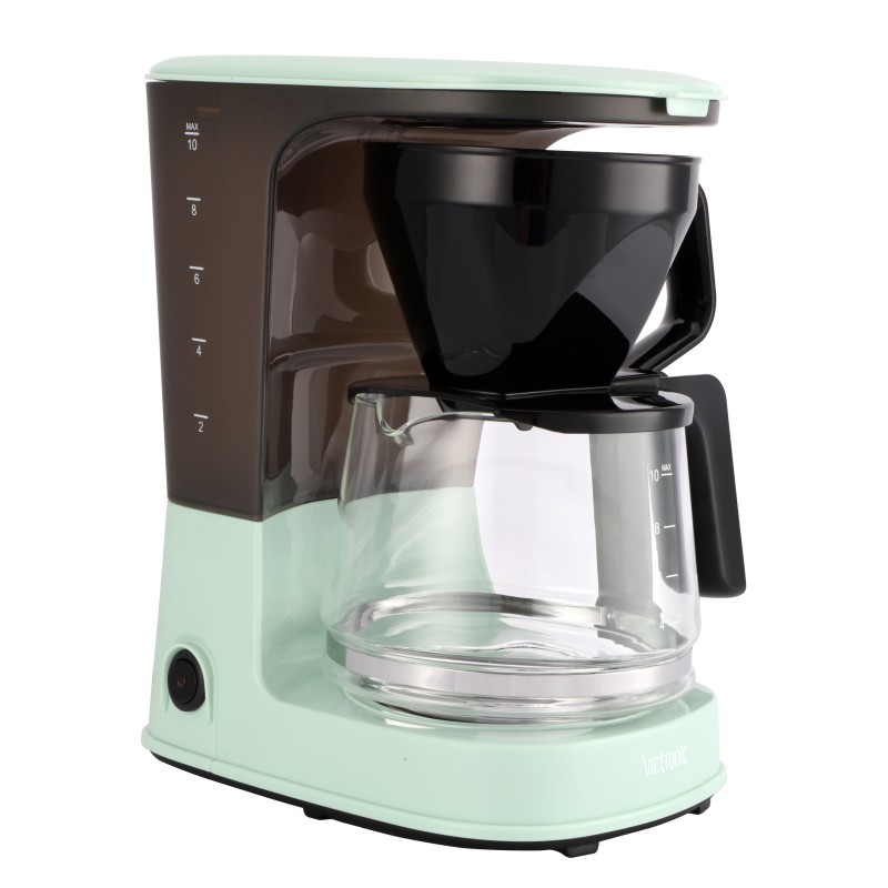 Filtru coffee , 750 W , 1.25 l,  Victronic VC5793 (black+vernil) thumbnail 3