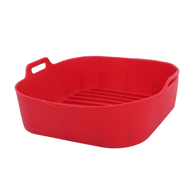 Forma patrata for copt, Silicone alimentar, for friteuza with aer cald, 15.50 x 15.50 x 5 cm, Grunberg AFA2610